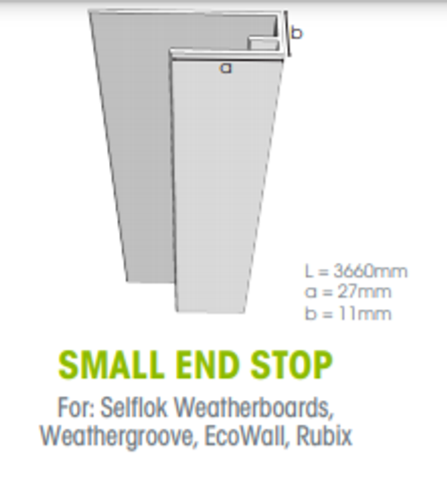 Buy Weathertex Small End Stop 3660mm Online at Canterbury Timber