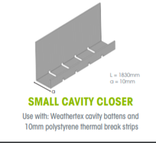 Canterbury Timber Buy Timber Online  Weathertex Small Cavity Closer 1830mm 18033