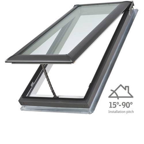 Buy Velux Manual Opening Skylight Pitched Roof 15-90⁰ C08 - 550 x 1400mm Online at Canterbury Timber