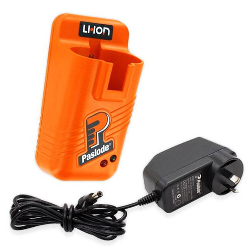 Buy online Paslode Li-Ion Battery Charger from Canterbury Timbers and Building Supplies