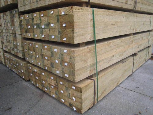 Canterbury Timber Buy Timber Online Treated Pine Sleepers 200 x 50 H4 Timber 3.0m