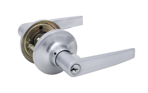 Door Handles Chesapeake Satin Chrome Entrance Lever