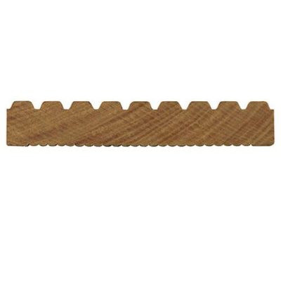 28x145mm Balau Hardwood Decking Board Grooved & Reeded