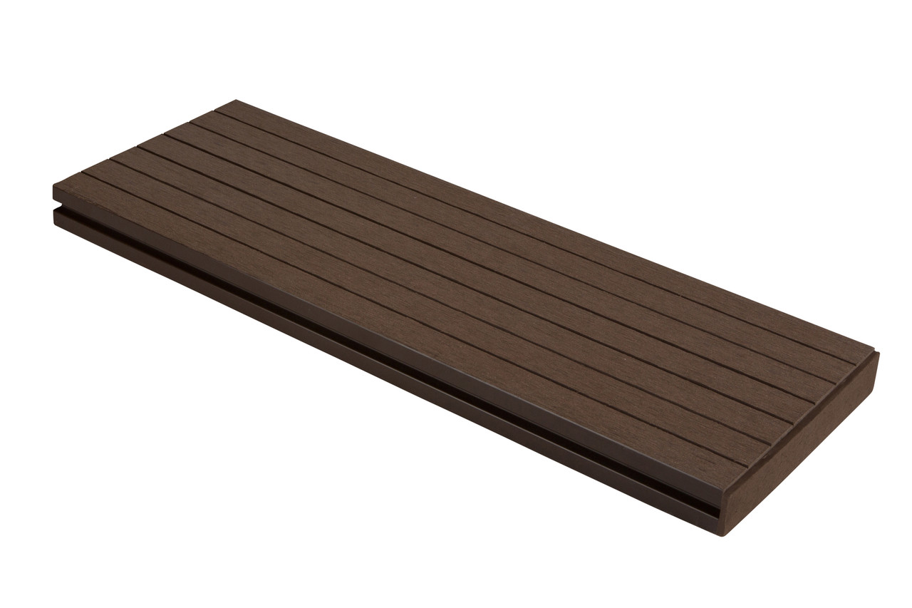 Composite Prime HD Deck XS Board 25x146mm Walnut 3.6m - Fulham 