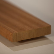 25x125mm Nominal Sizes Sapele Hardwood PAR Per Metre (20x120mm Finished Size)