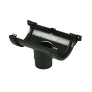112mm Roundstyle Half Round Gutter Running Outlet