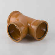 110mm Underground Drainage Triple Socket Branch 90 Degree Tee