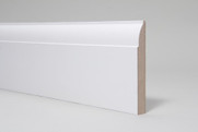 18 x 144 mm 4.4M Length Ovolo Rounded Skirting MR MDF Primed 18 x 144 mm 4.4M Length Ovolo Rounded Skirting MR MDF Primed