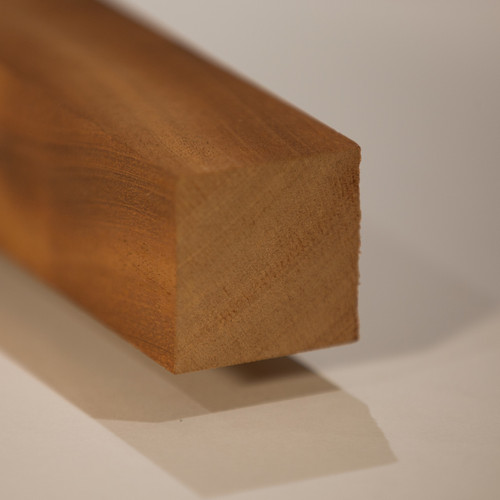 50x50mm Nominal Sizes Sapele Hardwood PAR Per Metre (45x45mm Finished Size)