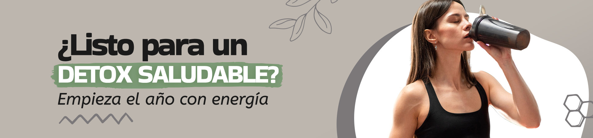 Detox saludable, empieza el año con energía en Farmacia Dra. Cuesta