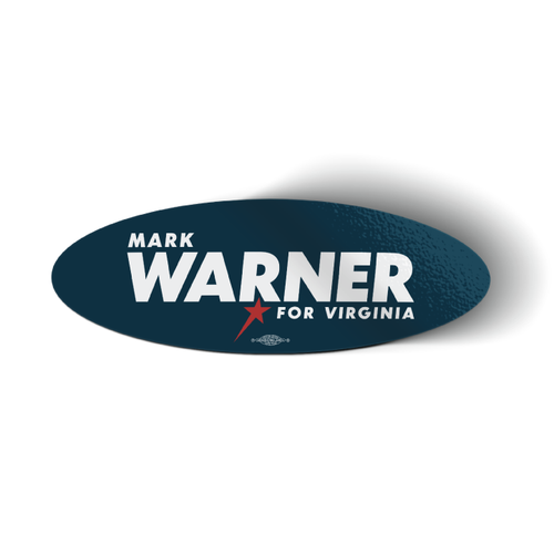 Mark Warner (10" x 3.5" Vinyl Sticker)