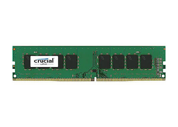 Crucial 4GB DDR4 SDRAM Memory Module 4 GB (1 x 4 GB) - DDR4 SDRAM - 2133 MHz DDR4-2133/PC4-17000 - 1.20 V - Non-ECC - Unregistered - 288-pin - DIMM (CT4G4DFS8213