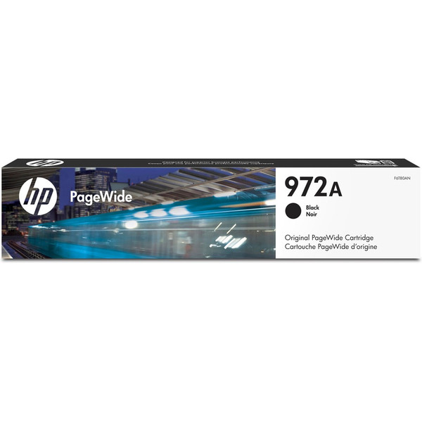 HP 972A (F6T80AN) Original Page Wide Ink Cartridge - Single Pack - Pigment Black - 1 Each F6T80AN