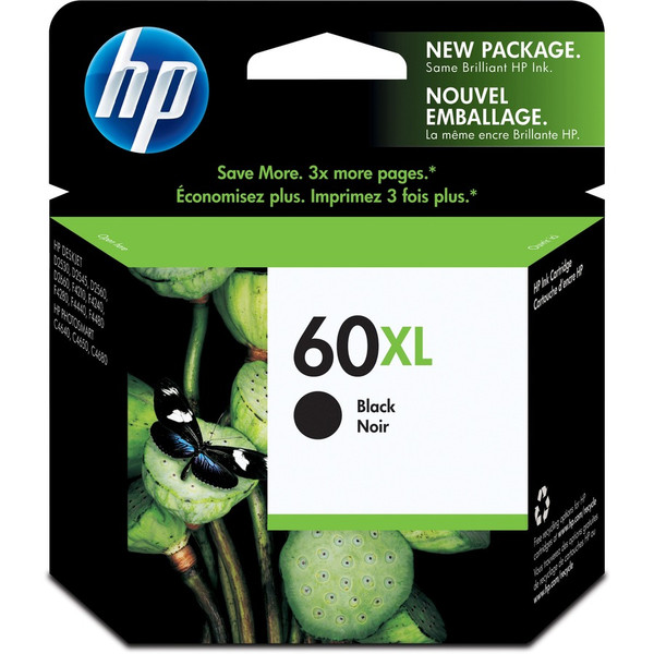 HP 60XL Original Ink Cartridge - Single Pack CC641WN#140