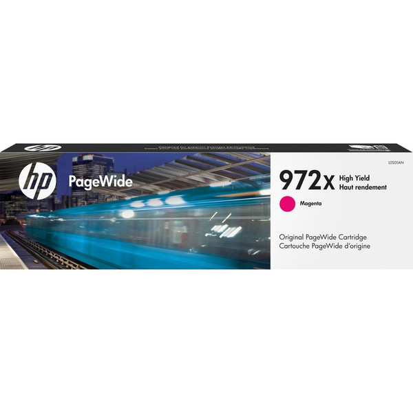 HP 972X (L0S01AN) Original High Yield Page Wide Ink Cartridge - Single Pack - Magenta - 1 Each L0S01AN