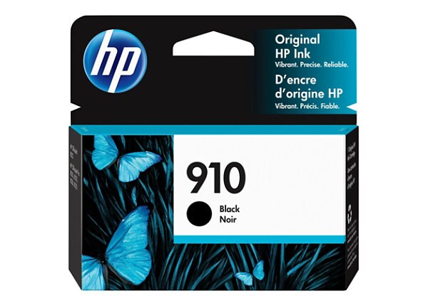 HP 910 Original Standard Yield Inkjet Ink Cartridge - Black - 1 Each 3YL61AN#140
