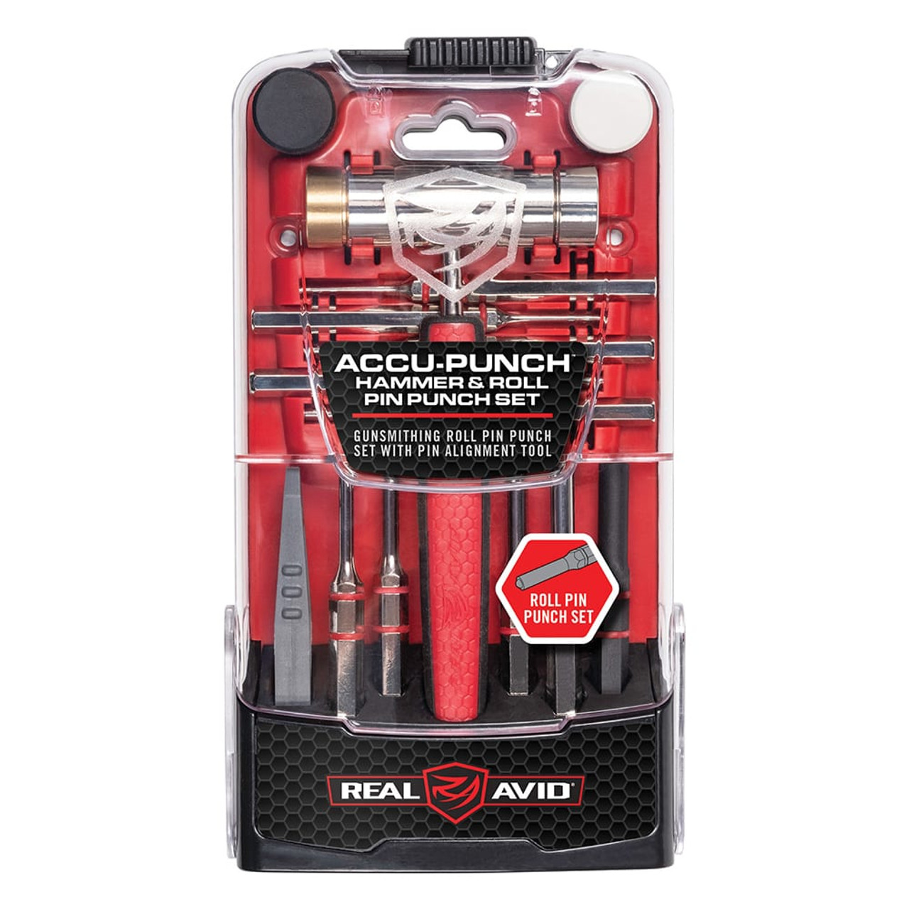 Gunsmithing Roll Pin Punch Set, Hand Pin Remover Tools Kit