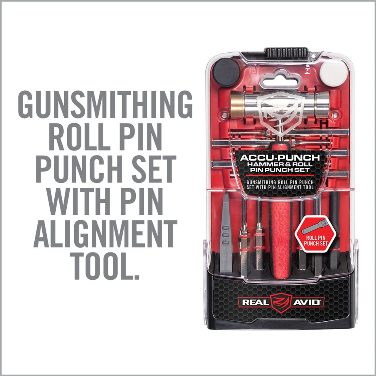 Real Avid Accu-Punch Hammer & Roll Pin Punch Set