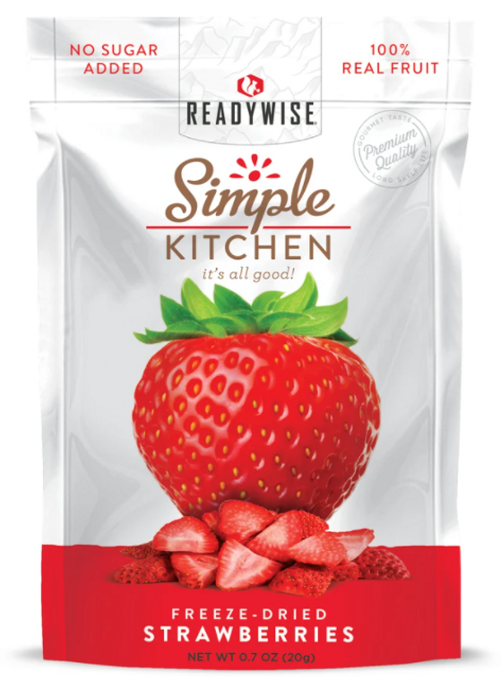 Simple Kitchen Freeze-Dried Strawberries