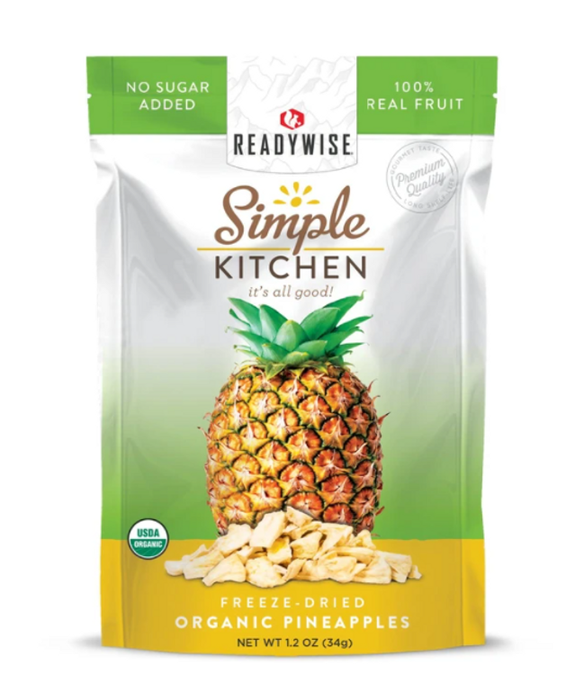 Simple Kitchen Freeze-Dried Organic Pineapples
