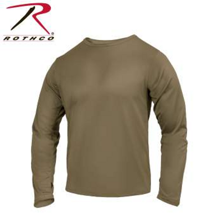 Rothco Silkweight ECWCS Gen III LV 1 Base Layer Top Coyote Brown
