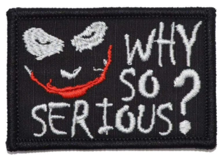 Why So Serious? Joker Quote