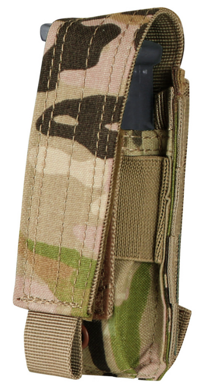 Single Pistol Mag Pouch With Multicam