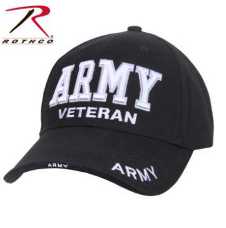 Army Deluxe Low Profile Military Branch Veteran Cap