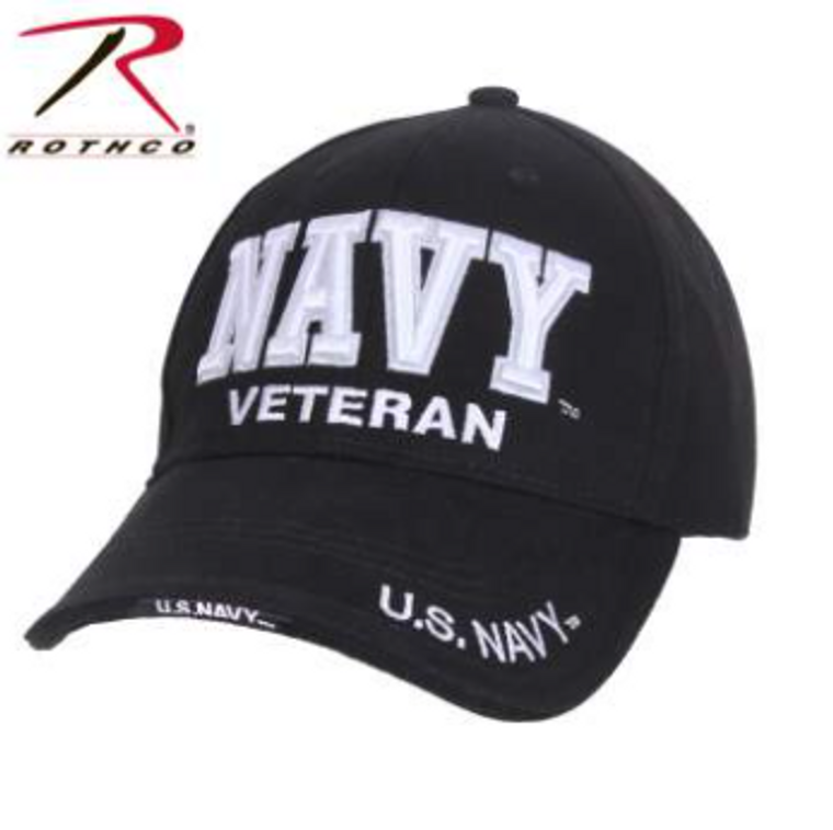 Navy Deluxe Low Profile Military Branch Veteran Cap