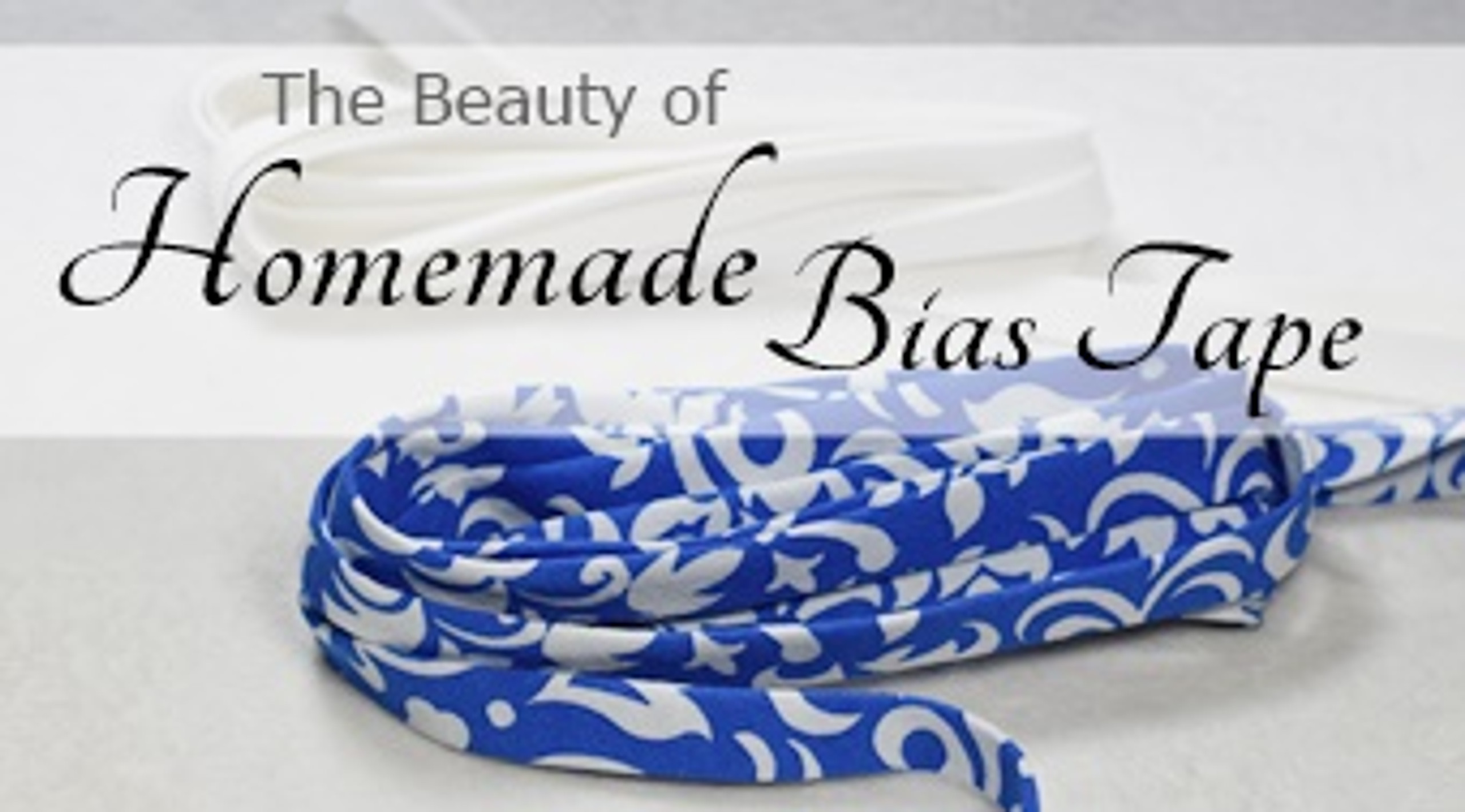 The Beauty of Homemade Bias Tape Pollywoggles