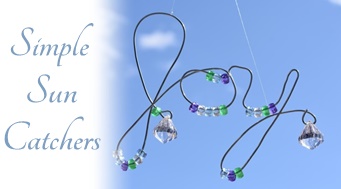 Sun Catching Device Catching Sunshine... Simple Sun Catchers - Pollywoggles