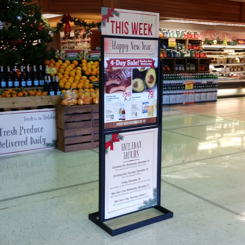 2-Tier Poster Stand | 22