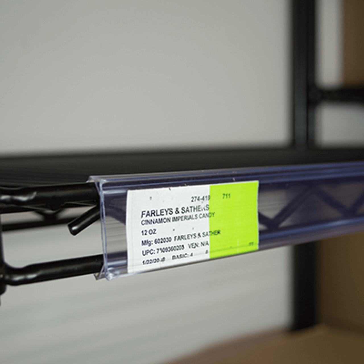 Wire Shelf Ticket Holder Price Tag Molding For Metro Shelving