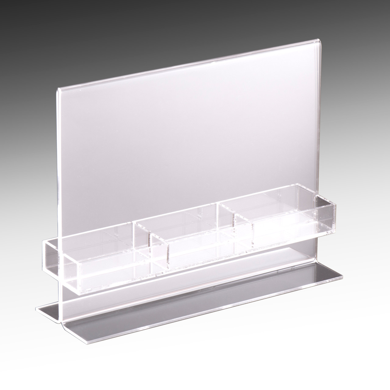 Rotating Display Stand With Acrylic Pockets - Wire Displays : Wire