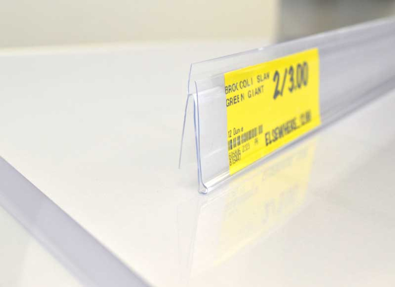 Price Tag Molding Shelf Strip Clear Protective Lens For Lozier/Maddix/Gondola Shelving 47.