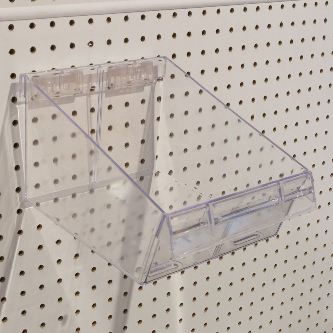 Plastic Pegboard Bins - Wall Storage Stackable Hanging Bins - Wall Control