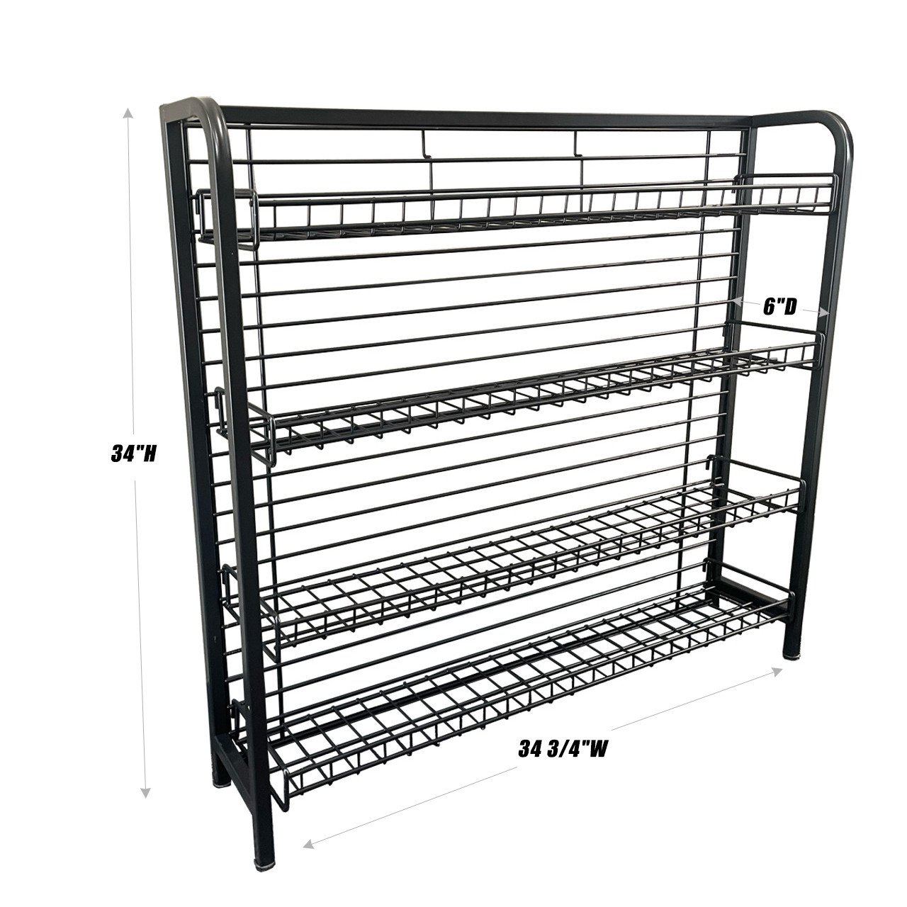 4-Shelf Candy/Snack Under Counter Display Rack | 34