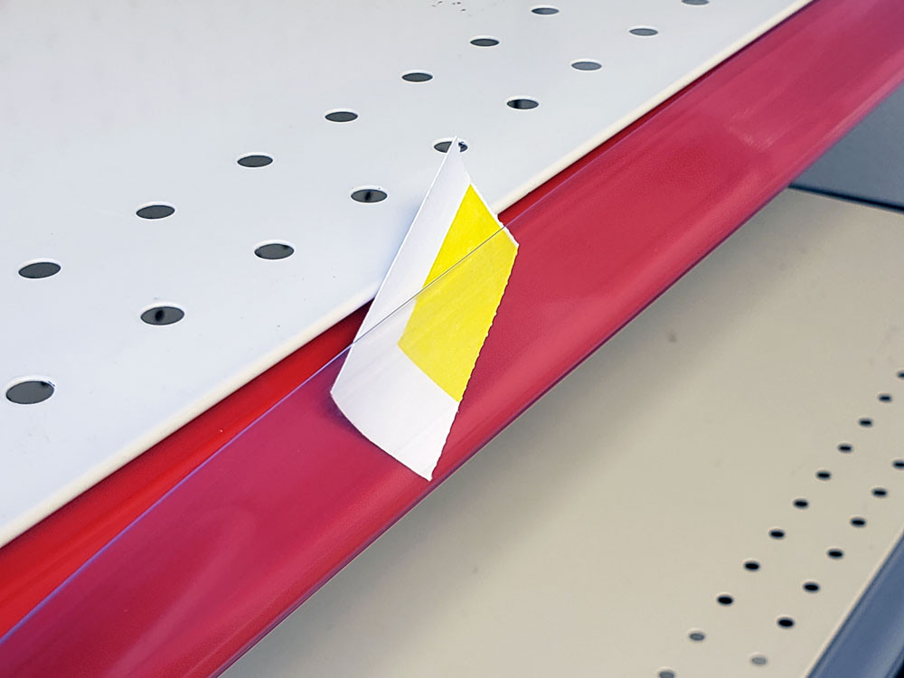 Price Tag Molding Shelf Strip | Clear Protective Lens | For Lozier