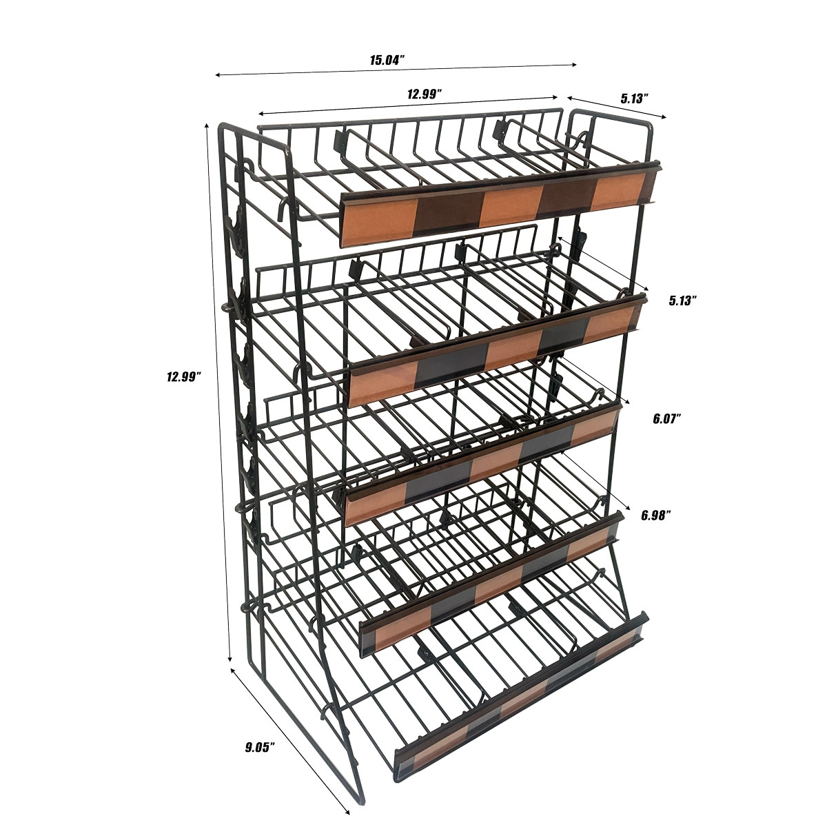 5-Tier Snack/Candy Rack Counter Display | 15