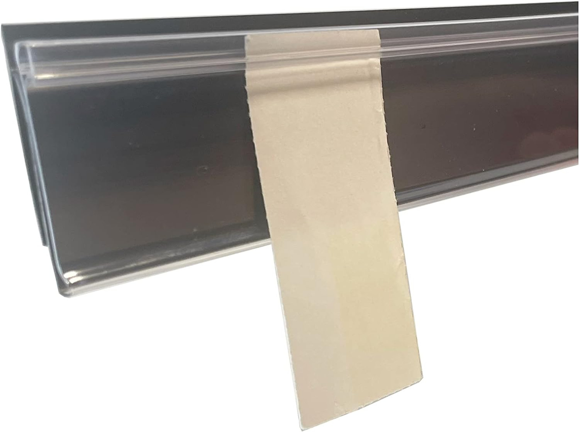 Price Tag Molding Shelf Strip Clear Protective Lens Promo Sign Grip For Lozier/Maddix