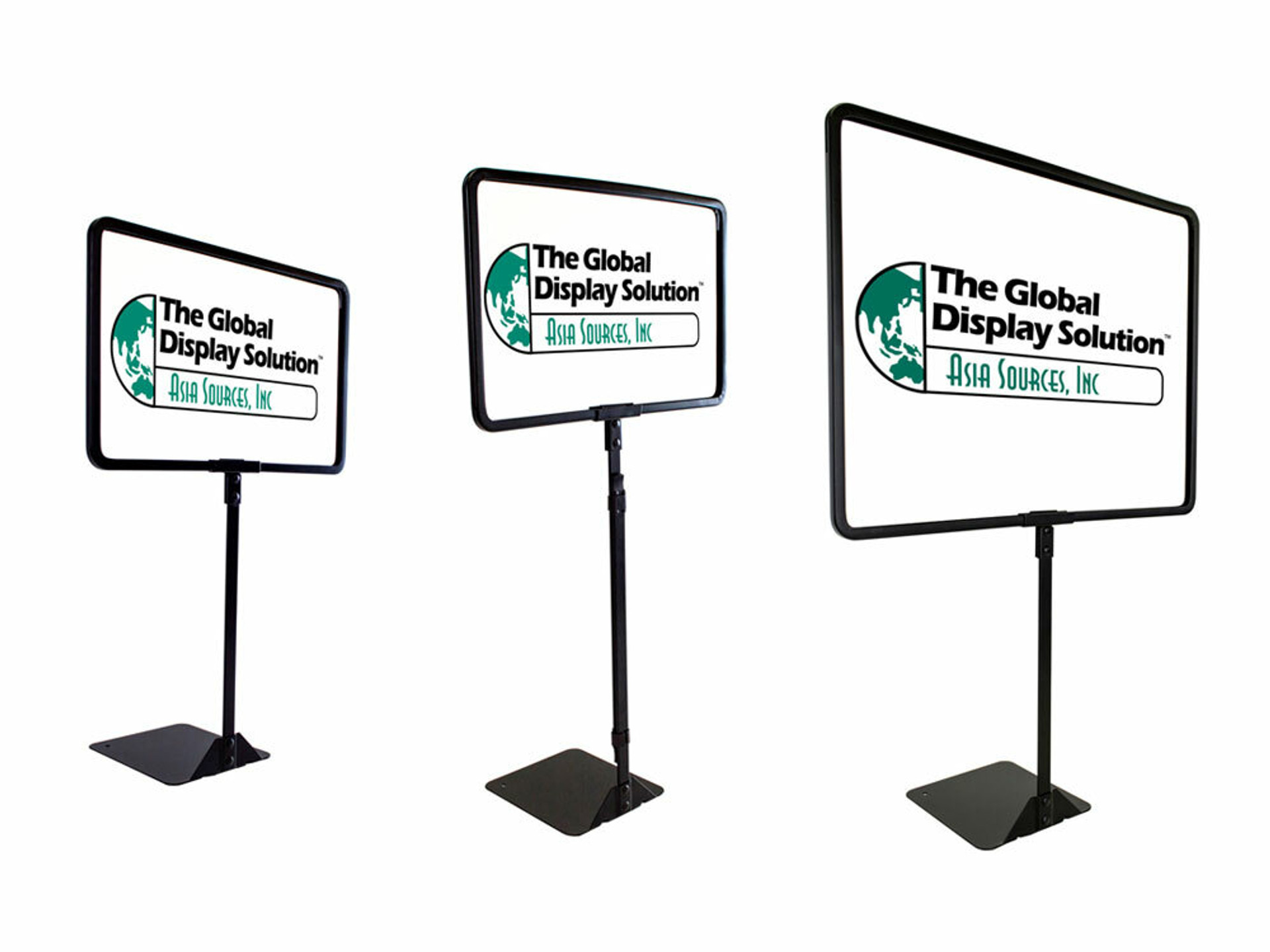Retail Display Sign Holders Plastic & Metal Sign Holders
