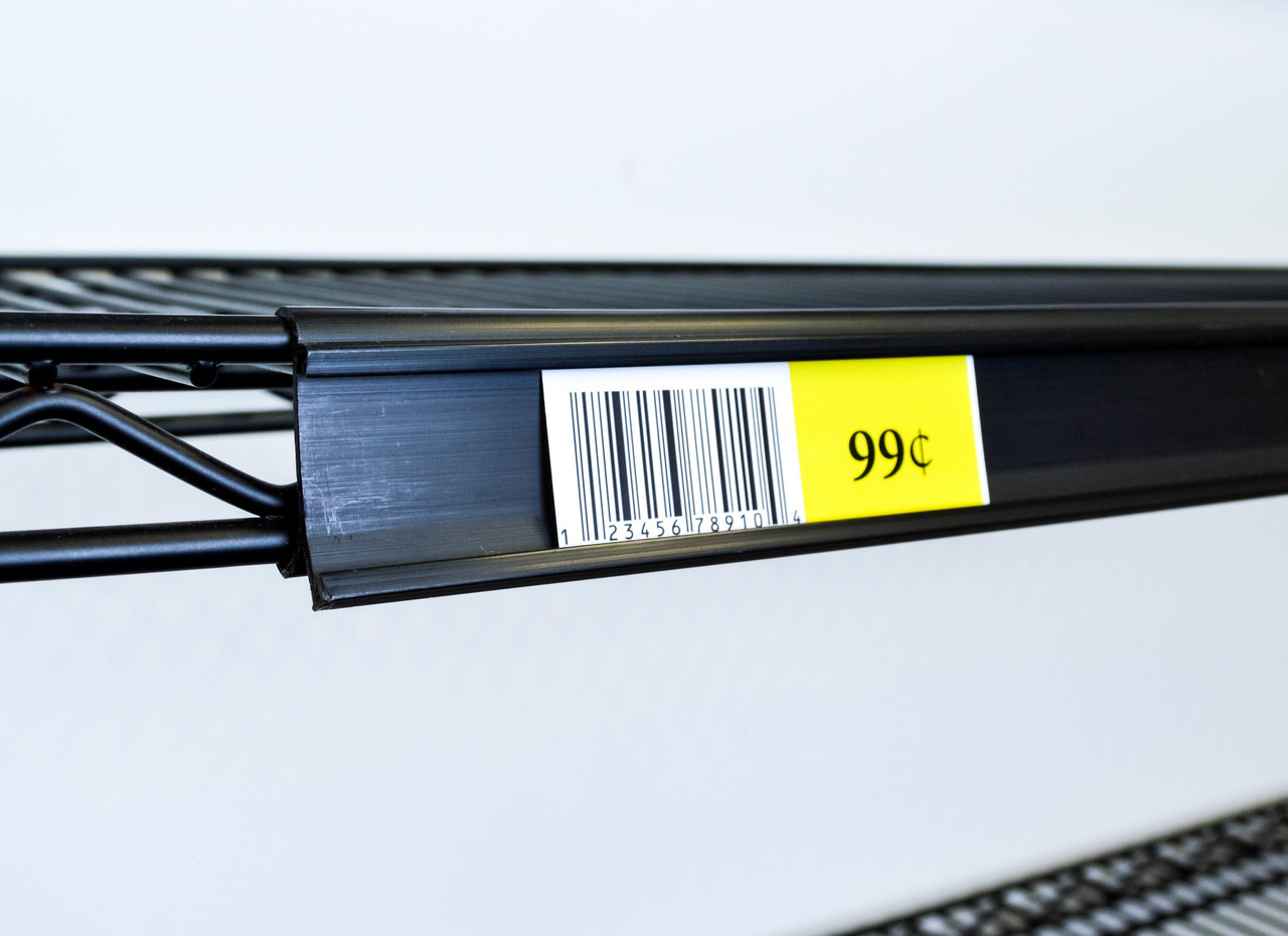 Metro Rack Label Holders | Shelf Tags for Wire Racks