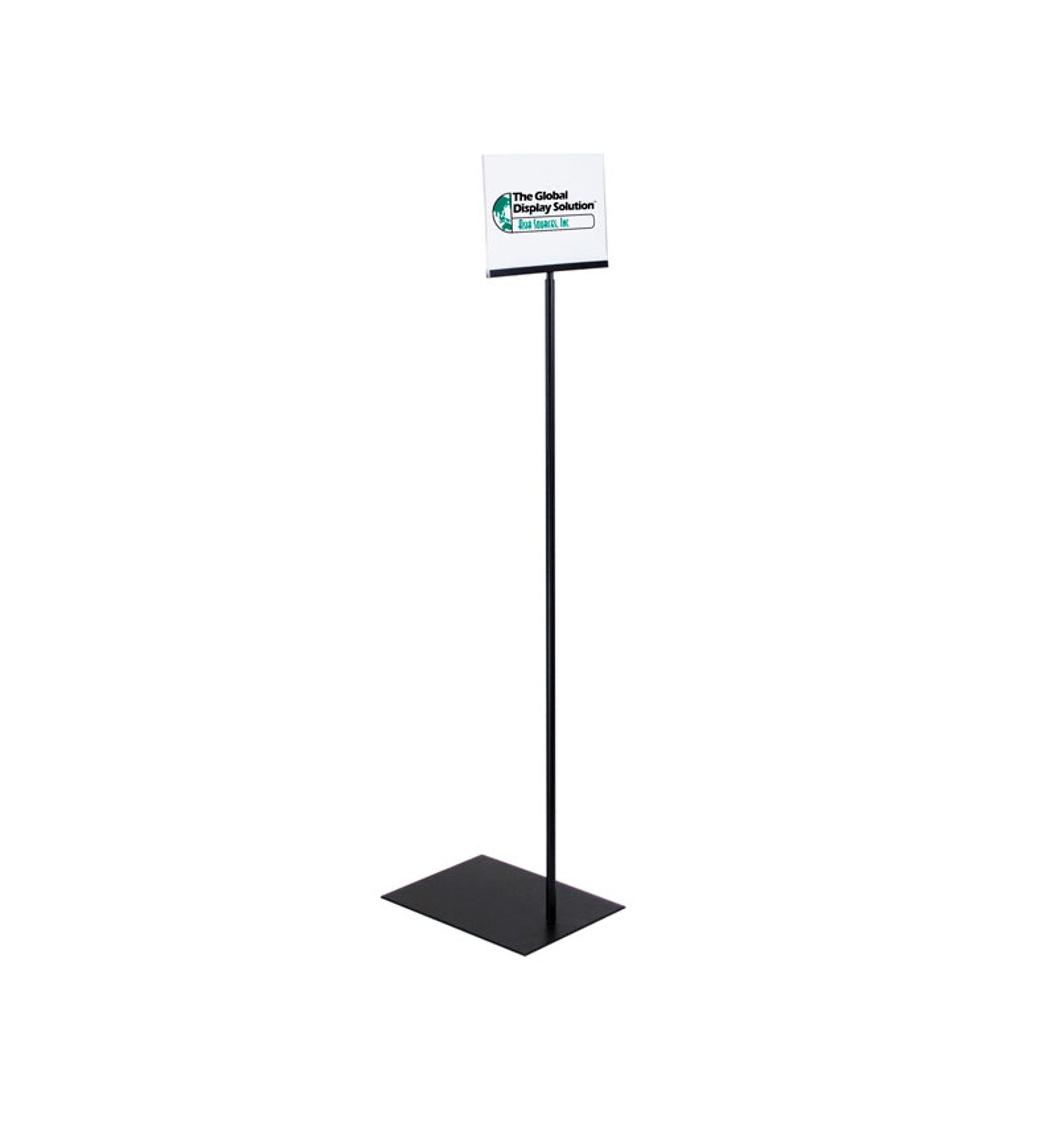 Pedestal Sign Holder with Acrylic Sign holder The Global Display