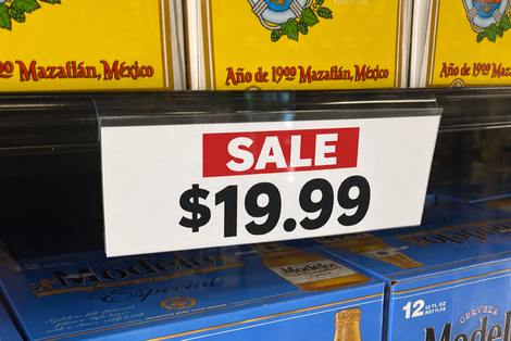 Sign Protectors for Retail Shelves, Displays, Bins & Pallets
