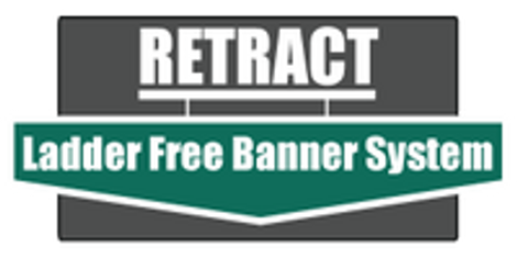 Prevent injuries at your workplace using the "Retract Ladder Free Banner System"