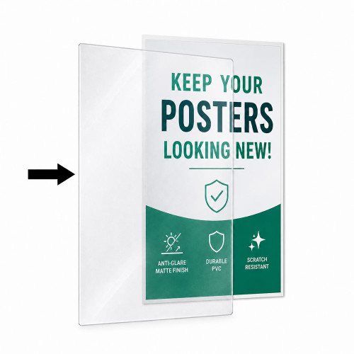 Poster Print Protector | Matte PVC | 22"W x 28"H