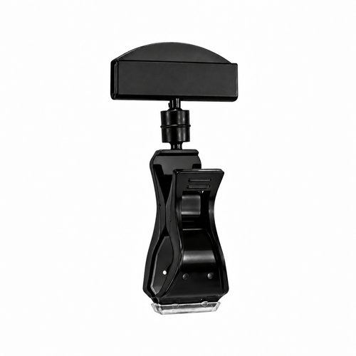 POP Rotating Plastic Sign Clip - Black ABS Plastic - 4" Sign Clip