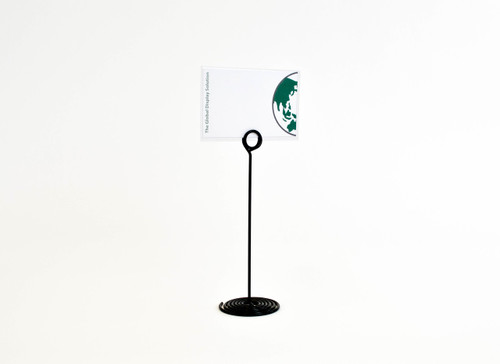 Deli Sign Holder | Spiral Design | 6"H | Black