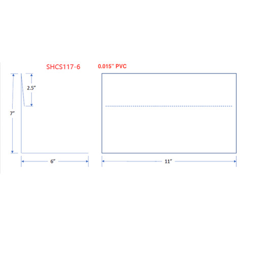 Case Stack Sign Holder | 6" Base | 11"W x 7"H
