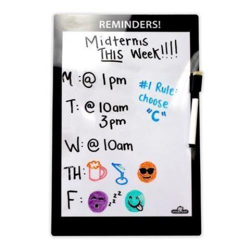 SUPERFAB™ Clear Transparent Stickers Self Adhesive Dry Erase Board